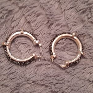 Hoop earrings